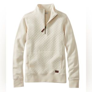 LL Bean Women’s Quilted Quarter-Zip Pullover